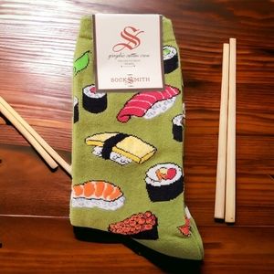 Kawaii Sushi Women Crew Socks